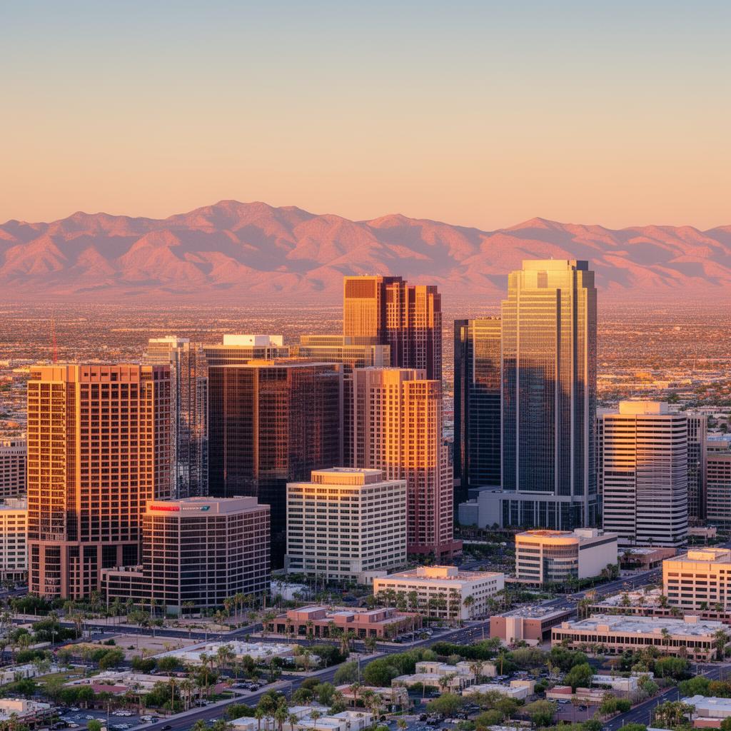 Phoenix Arizona skyline — Albatross Insurance Agency